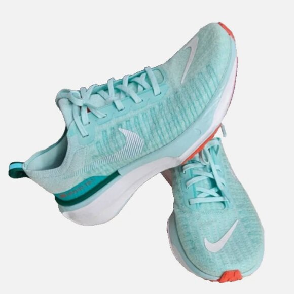 Nike ZoomX Invincible Run Flyknit 3 Aqua Teal White Women’s Size 10.5 - Picture 1 of 8